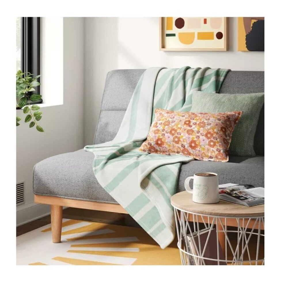 Cherry Blossom Lumbar Pillow‎ 18"x12"